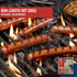 Teton Waters Ranch 100% 8oz Bun Length Uncured Beef Hot Dogs, Grass-Fed Beef, Fully Cooked, No Antibiotics or Hormones