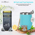 Set Cozy 18 Tea Gift for Women Get Well Basket with Socks, Full Leaf Sachets, Honey, Tumbler & Sending Hugs Card