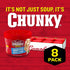 15.25 oz 8) Campbell's Chunky Soup, Loaded Potato Seasoned with Bacon, Microwavable Bowl (Case