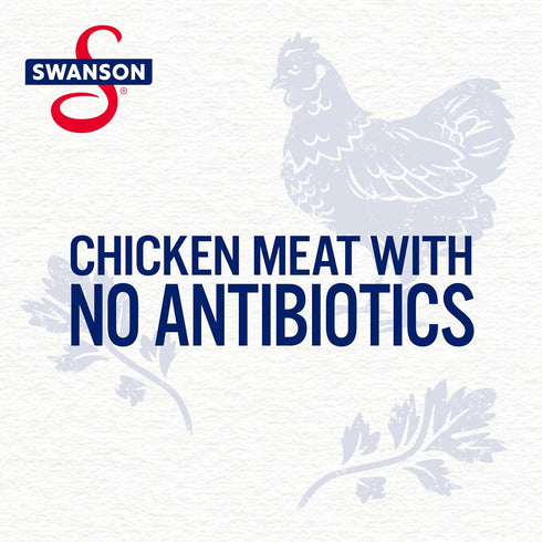 25% 12.5 OZ (2 Pack) Swanson Less Sodium White Premium Chunk Canned Chicken Breast in Water, Can