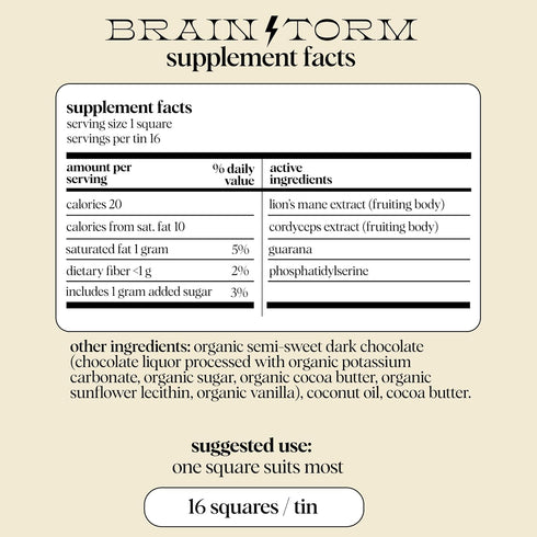 Alice Mushrooms Nightcap + Brainstorm Duo | Functional Mushroom Chocolates | Brainstorm Energy Bites for Focus, Clarity