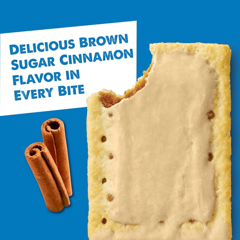 Pack, (64 Pop-Tarts Toaster Pastries, Breakfast Foods, Kids Snacks, Value Frosted Brown Sugar Cinnamon Pop-Tarts)