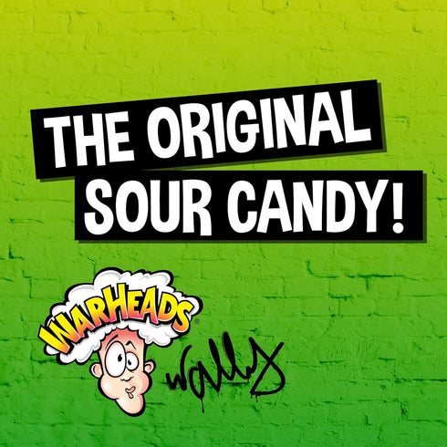 WARHEADS Super Sour Candy Spray, 3 Pack of Blue Raspberry, Green Apple, and Watermelon Flavors, 0.68 oz Bottles