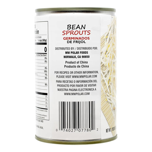 15 oz (Pack 1) MW Polar Canned Vegetables, Bean Sprouts
