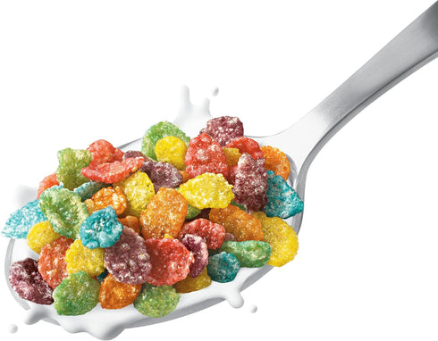11 Oz Fruity Pebbles Breakfast Cereal For Kids, Gluten Free, Made With Sweetened Puffed Rice