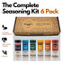 Pack Set 6 Set Set My Secrets Peggys Food Spice It Up Seasoning Jars of Ultimate Kitchen for Grilling Roasting