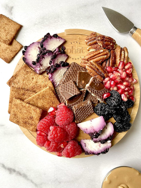 Pack 3 Cinnamon Almond Flour Crackers by Real Phat Foods - Low Carb, Gluten-Free Keto Snack - of (Sweet Cinnamon
