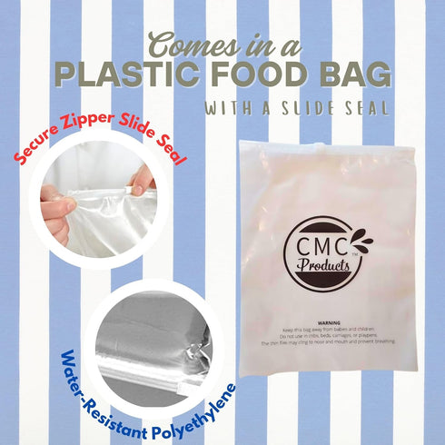 Set Packets 100 Count (5.6g CMC (100 Packets, Gift Yellow Mustard Each) with Spreader in Resealable Slide Seal Bag by