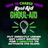 10 6 oz Kool-Aid Ghoul-Aid Artificially Flavored Drink, Pouches, for School Lunches and On-the-Go Hydration, Zom-Berry