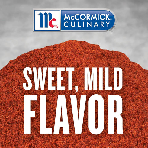 McCormick Culinary Paprika, 18 oz - One 18 Ounce Container of Sweet Paprika Seasoning, Perfect with Chicken, Pork, Beef Marinades and Dressings