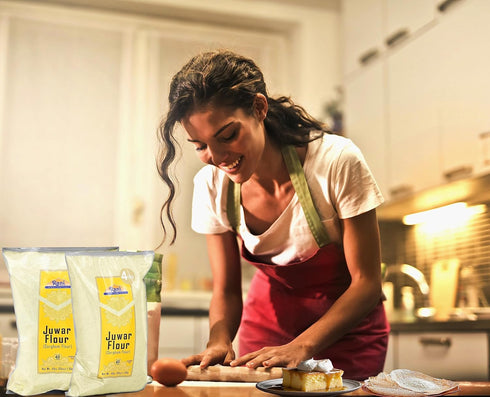 64oz (4lbs) 1.81kg Rani Juwar (Sorghum) Flour Bulk ~ All Natural | Vegan | Gluten Friendly | NON-GMO | Kosher | Indian