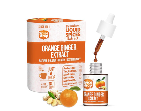 Spice Drop Orange Ginger Extract Liquid Citrus & Ginger Flavor | 180