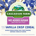 12 oz Cascadian Farm Organic Vanilla Crisp Cereal, No Added Sugar