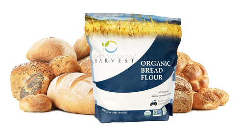 Early Morning Harvest Organic Bread Flour - Made from Non-GMO Whole Wheat