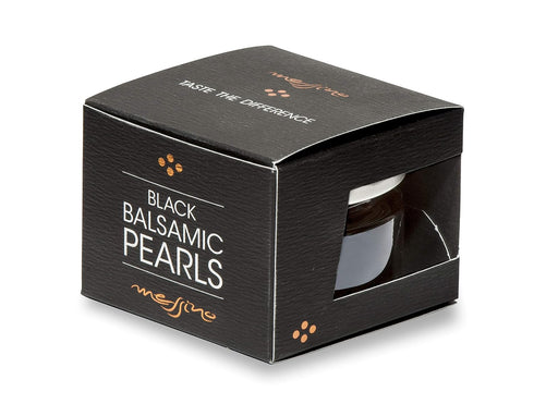 Messino Black Balsamic Pearls imported from Greece, 50 ml