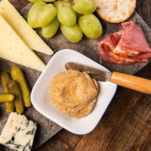 32 oz 32 (Pack 2) French's Stone Ground Dijon Mustard, - One Ounce Container Dijon Mustard Made with Real Chardonnay