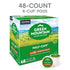 48 Count Green Mountain Coffee Roasters Half Caff, Single-Serve Keurig K-Cup Pods, Medium Roast Coffee Pods