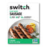 Switch Foods Plant-Based Sausage, Soy Free, Gluten Free, Non-GMO, 6 Count, 9.5