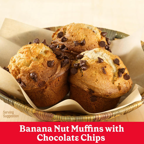 6.4 oz. (Pack 9) Betty Crocker Banana Nut Muffin Mix, Made With Walnuts