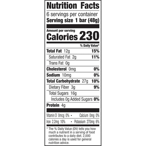 1.7 oz 6 (Pack 8) LRABAR Cashew Cookie, Gluten Free Vegan Fruit & Nut Bars, Bars, ct