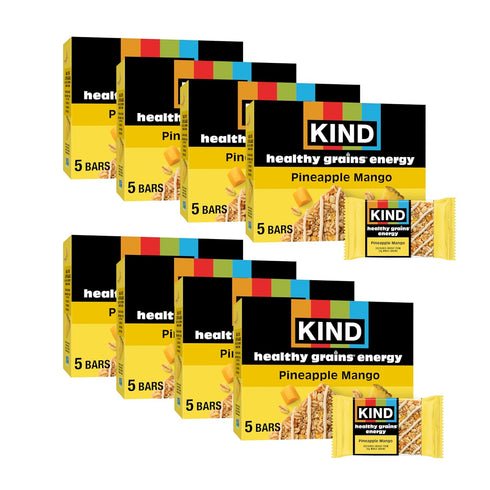 KIND Healthy Grains Energy Bars, Pineapple Mango, Gluten Free, Healthy Snacks, 20g