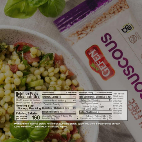 7oz Gefen Gluten Free Israeli Pearl Couscous | Delicious, All Natural, Kosher for Passover