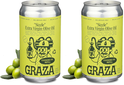 Graza Sizzle Extra Virgin Olive Oil, Cooking Oil - High Polyphenol Peak