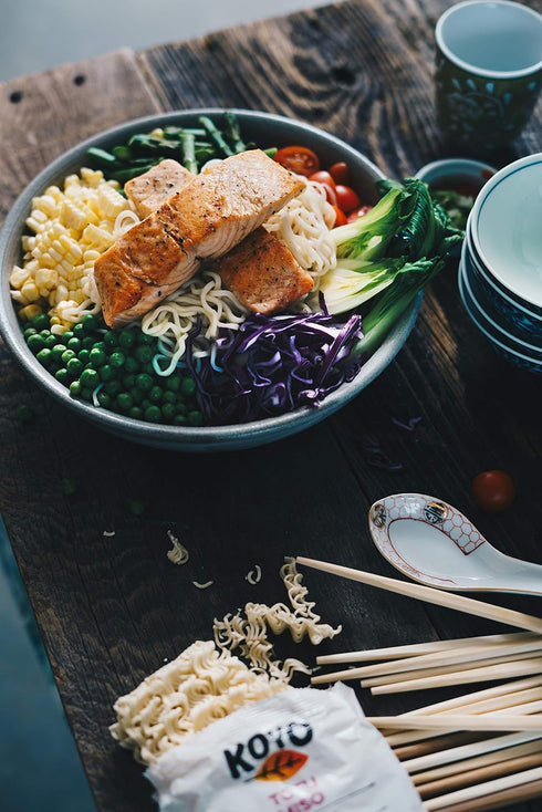 2.1 Package (12 Pack) Koyo Ramen Soup, Tofu Miso Reduced Sodium, Made With Organic Noodles, No MSG, No Preservatives