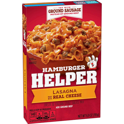 Hamburger Helper 6.9 Oz, (Pack 4) Lasagna