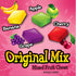 Now and Later 60 Original Mix, Individually Wrapped Mixed Fruit Chew Candy, Ounce Jar
