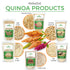 1 LB HerbaZest Quinoa Crispies Organic Vegan, Gluten Free & USDA Certified Light, Crunchy & Protein-Rich Perfect