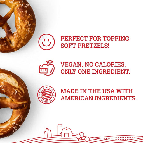 5LB (Pack 1) Hoosier Hill Farm Coarse Pretzel Salt