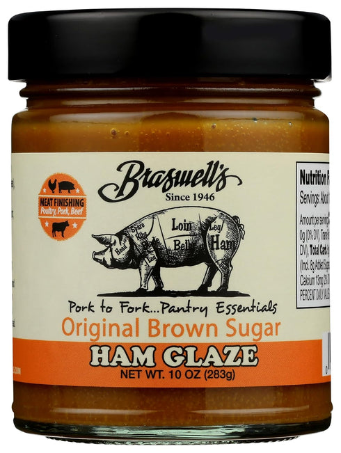 Braswell's Original Brown Sugar Ham Glaze, Poultry, Pork, Beef, 10 Ounce (Pack