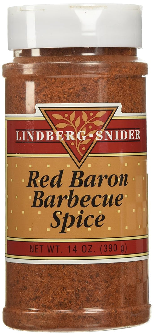 Lindberg Snider Red Baron Barbecue Spice - 14 oz