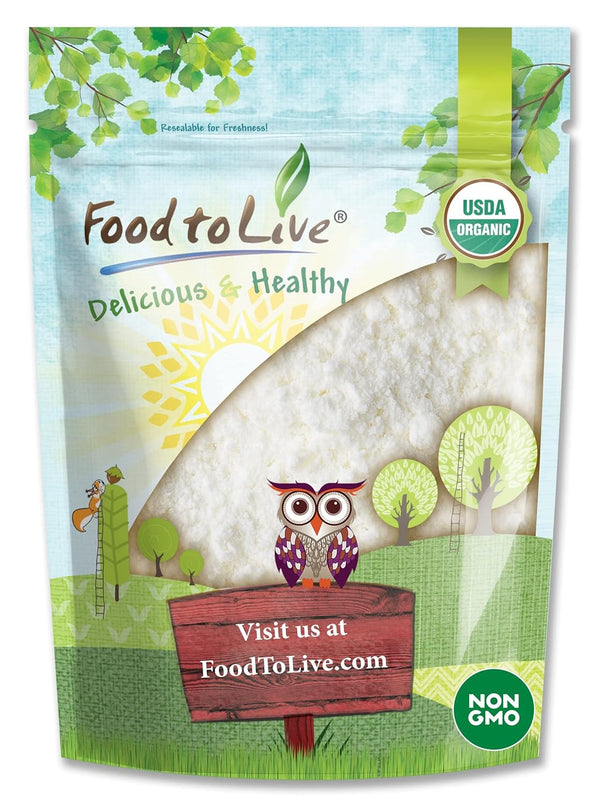 Food to Live Organic Coconut Milk Juice Powder, 2 Pounds - Non-GMO,
