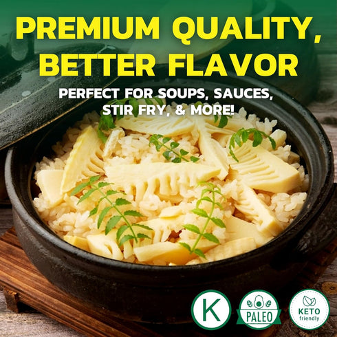 14 oz (Pack 6) Native Forest Organic Sliced Bamboo Shoots - Bamboo Shoots Canned, Bamboo Shoots to Eat, Stir Fry