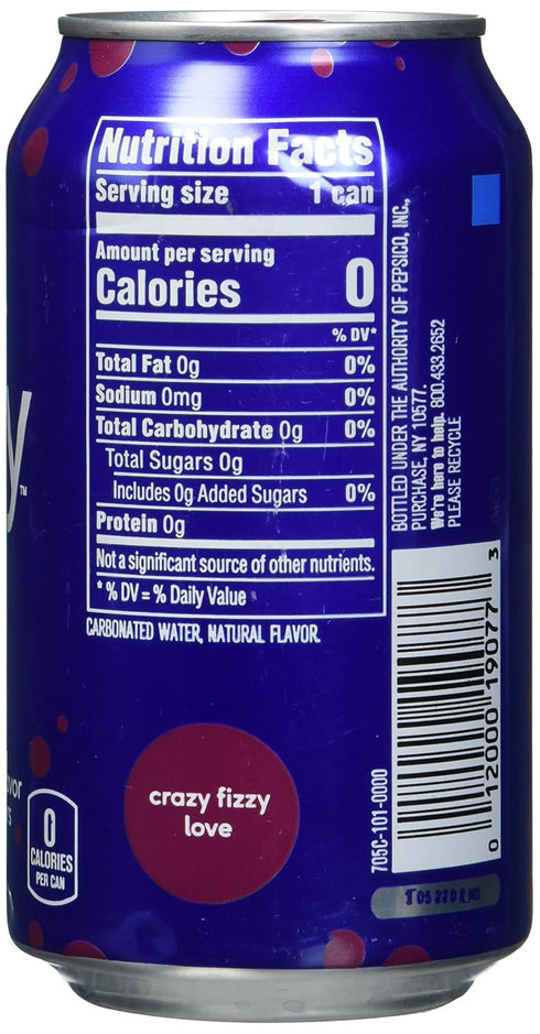 12oz 12 Oz Bubly Blueberry Pomegranate Can, Fl