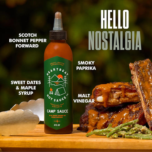 6 oz. 3 pack Heartbeat Hot Sauce Co. | Camp Sauce