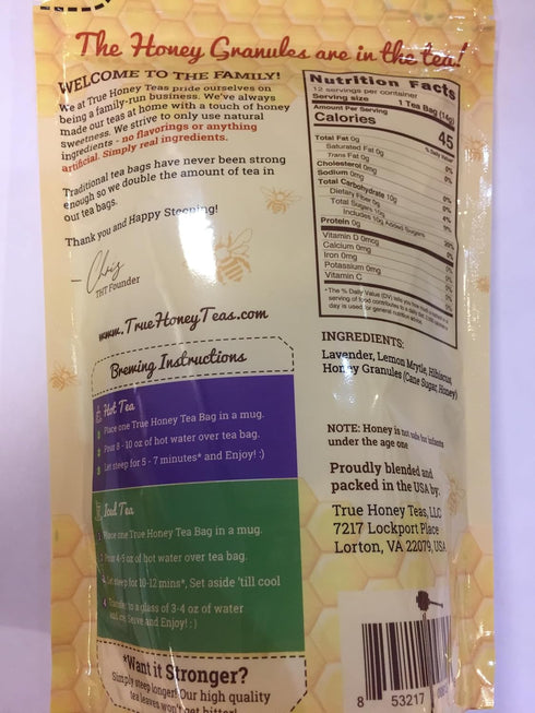 Refreshing Lavender Lemonade by True Honey Teas