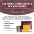 Teeccino Hazelnut Roasted Herbal Tea - Caffeine Free, Prebiotic, 3x More Herbs, 10 Tea Bags
