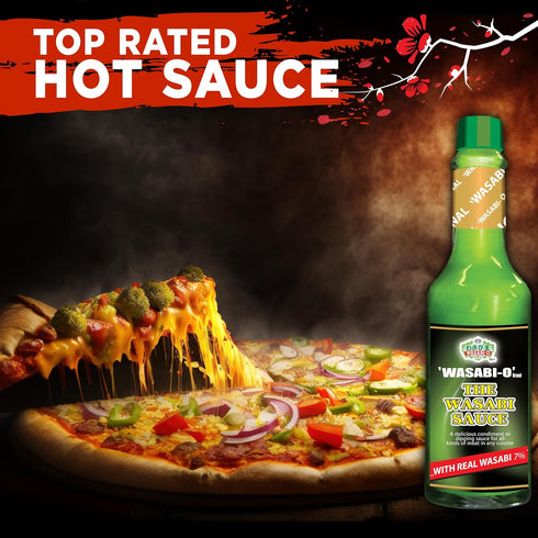 Wasabi-O Hot & Spicy Wasabi Sauce - Real Japanese Vegan, Gluten-Free Organic Wasabi