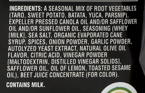 6.8 oz TERRA Vegetable Chips, Mediterranean Herbs and a Hint of Lemon