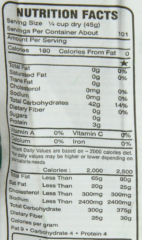 Laxmi 10 All-Natural Sona Masoori (Golden Ivy) Rice, Pounds