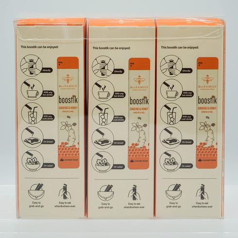 300g Pack BeeFamily - Ginseng Honey Boostik Multi