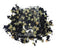 Black Mallow Flower Buds, 0.52oz / 15g - Mesmerizing Black from Germany, Beautiful Eye-catcher for Tea, Salads, and