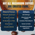 Immunity 1,750mg KSM-66 Monkey Brew Rise & Focus USDA Organic Mushroom Coffee | Boosts Focus, Energy, & Mood |
