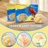KC Commerce (8oz Pack 2) Colored Prawn Chips (Uncooked) Authentic Asian Shrimp Crackers | Fry at Home Crispy Snack |