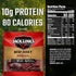 10g 80 100% 2.85 Oz. Jack Link's Beef Jerky, Original Jerky Bag Flavorful Meat Snack, Ready to Eat Protein Snack