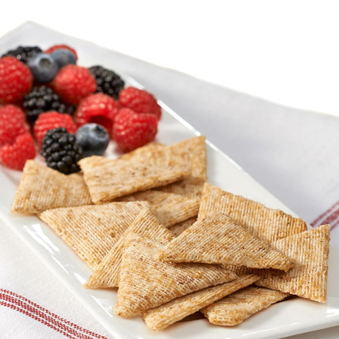 6 7.1 oz Triscuit Thin Crisps Original Whole Grain Wheat Crackers, Vegan Snacks, Bulk Snack Crackers, - Boxes