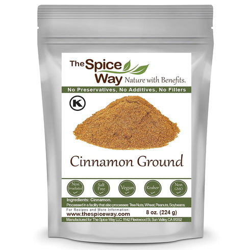 The Spice Way Cinnamon Ground, Pure Powder (8 oz)